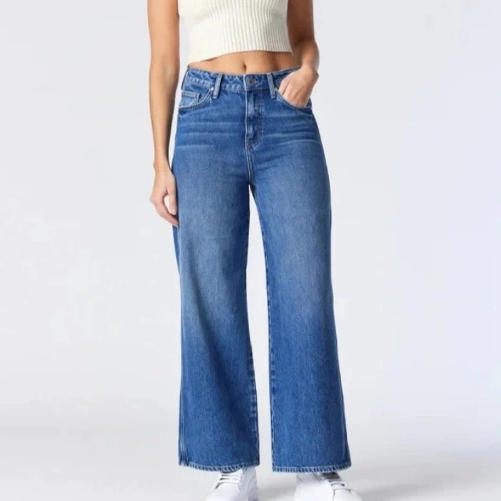 Mavi High Rise Wide Leg Miami 100 Organic Cotton Women's Jeans Size 29